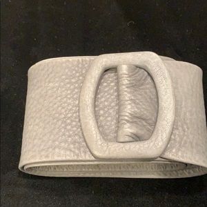 Leather woman belt
